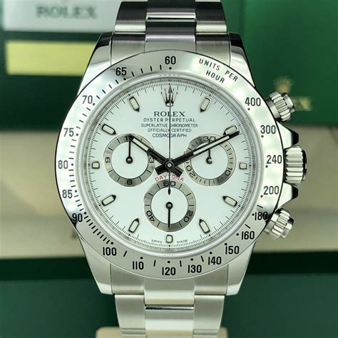 rolex daytona white dial aph 116520 uscita